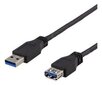 Deltaco USB3-241, USB-A, 1 m hind ja info | Juhtmed ja kaablid | hansapost.ee