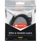 Kaablid Canyon       CFI-3 Lightning USB Cable for Apple braided metalli    Black hind ja info | Juhtmed ja kaablid | hansapost.ee