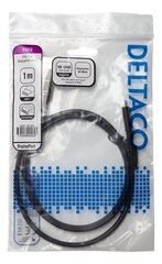 Deltaco USBC-DP100, USB-C/DP, 1 m hind ja info | Juhtmed ja kaablid | hansapost.ee