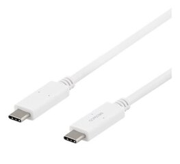 Deltaco USBC-1502M, USB-C, 1 m цена и информация | Кабели и провода | hansapost.ee