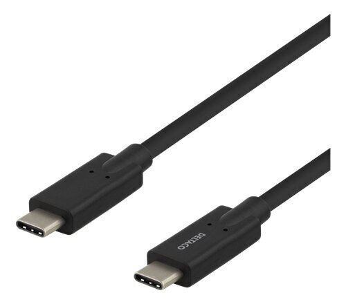 Deltaco USBC-1503M, USB-C, 2 m цена и информация | Juhtmed ja kaablid | hansapost.ee