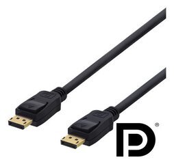 Kaabel Deltaco DisplayPort, 3 m hind ja info | Juhtmed ja kaablid | hansapost.ee
