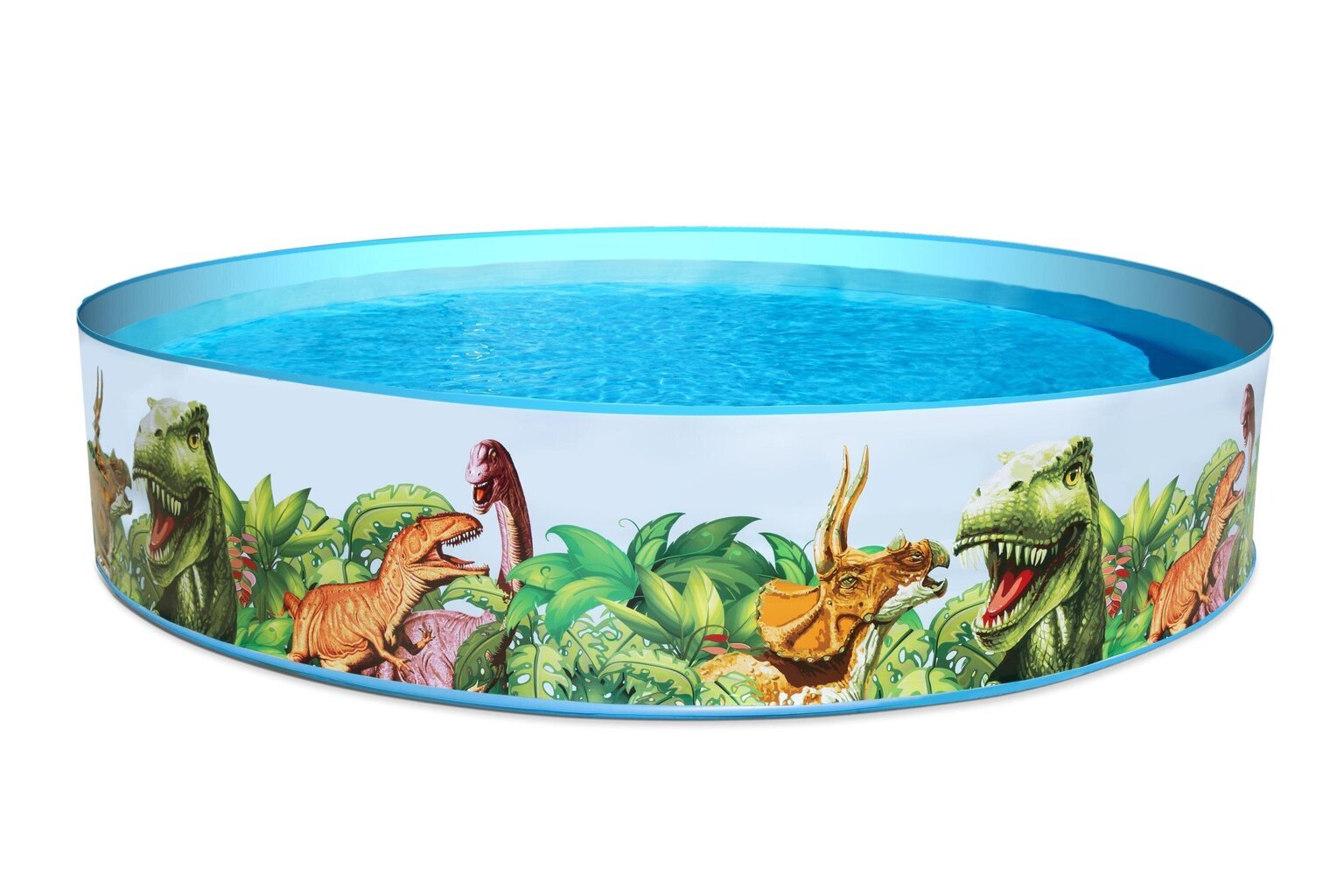 Sammasbassein lastele Bestway Dinosaur Fill 'N Fun, 244x46cm, filtrita цена и информация | Basseinid | hansapost.ee