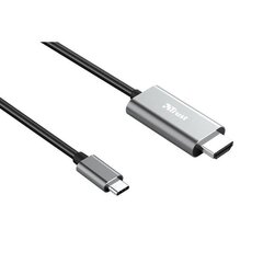 Кабель Trust Dalyx USB-C -> HDMI цена и информация | Trust Бытовая техника и электроника | hansapost.ee