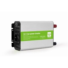 Auto toiteinverter Gembird 12V 1200W : EG-PWC1200-01 hind ja info | Juhtmed ja kaablid | hansapost.ee