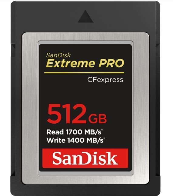 Mälupulk SANDISK Extreme Pro 512GB CFexpress Card цена и информация | Fotoaparaatide mälukaardid | hansapost.ee