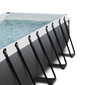 Karkassiga bassein liivafiltriga Exit Leather, 400x200x122 cm, must цена и информация | Basseinid | hansapost.ee