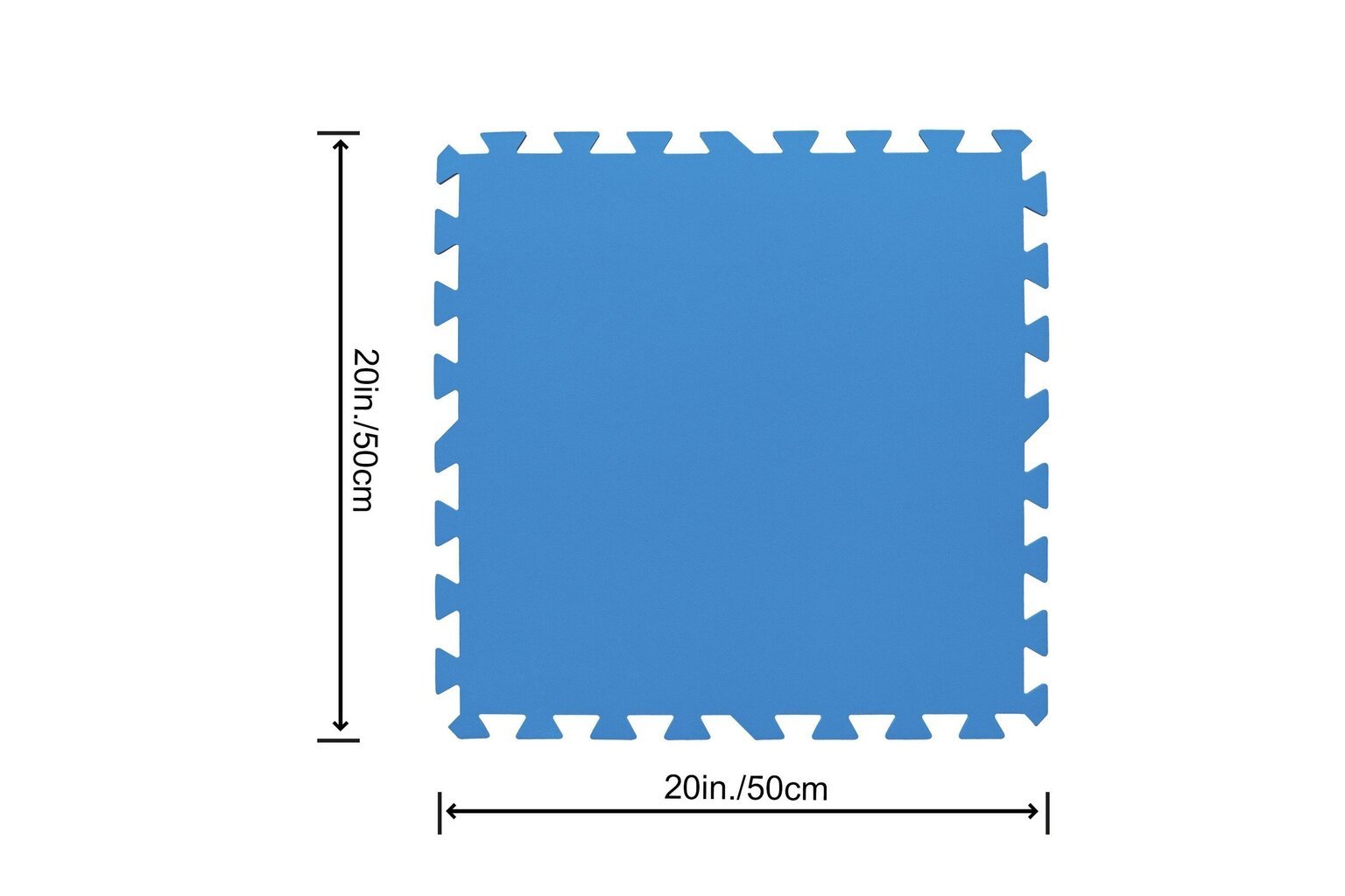 Basseini matt Bestway Flowclear 50x50 cm, 9 tk. цена и информация | Basseinitarvikud | hansapost.ee