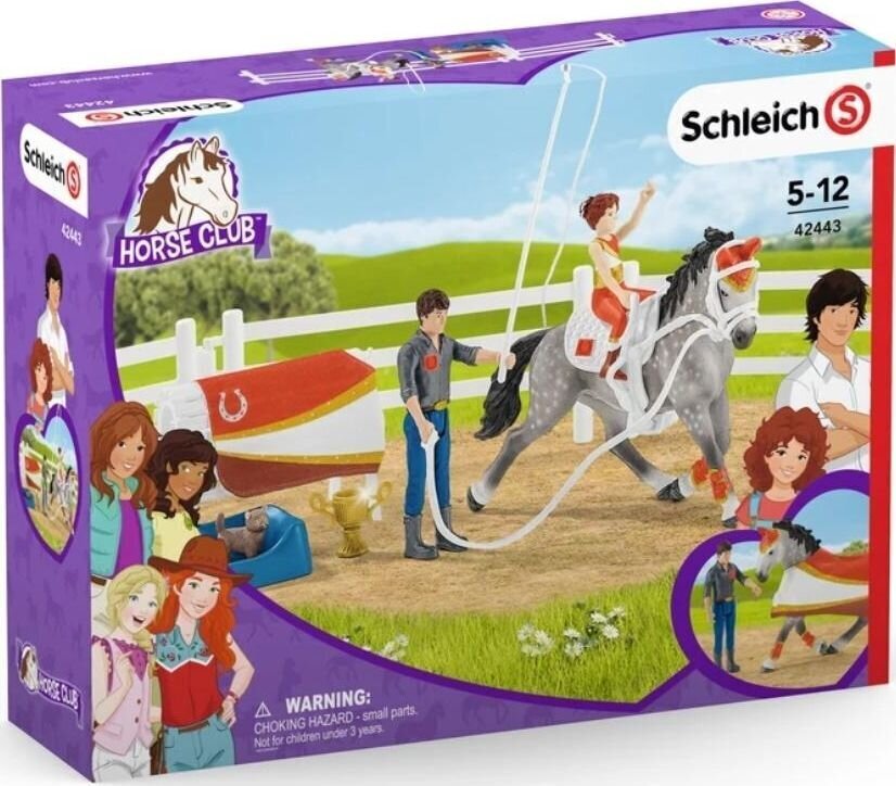 SCHLEICH HORSE CLUB Mia Voltižeerimise Komplekt hind ja info | Arendavad laste mänguasjad | hansapost.ee