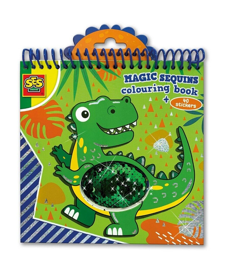 SES Värvimisraamat - Litrid Dino hind ja info | Arendavad laste mänguasjad | hansapost.ee