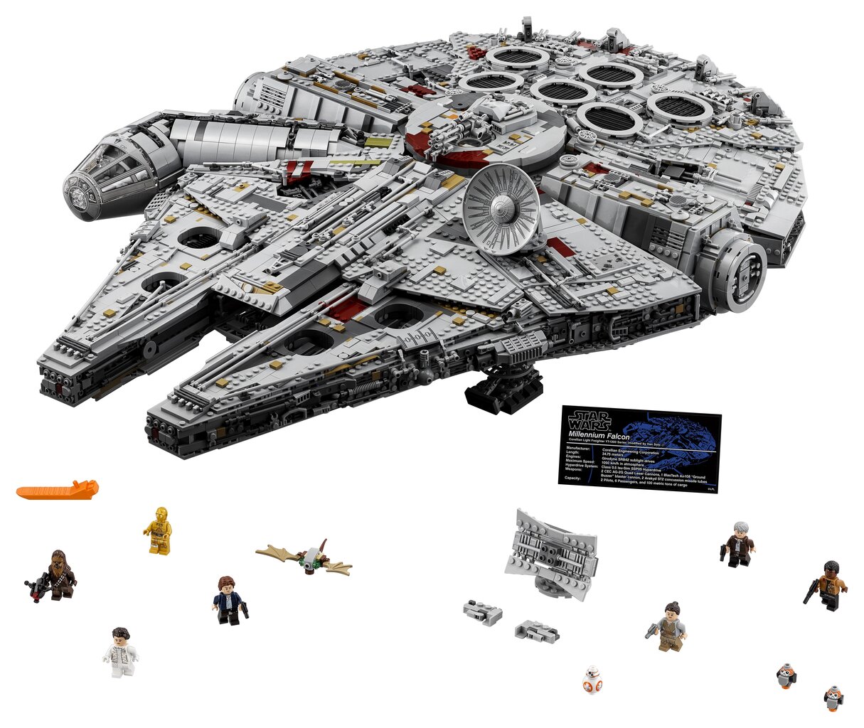 75192 LEGO® Star Wars Millennium Falcon hind ja info | Klotsid ja konstruktorid | hansapost.ee