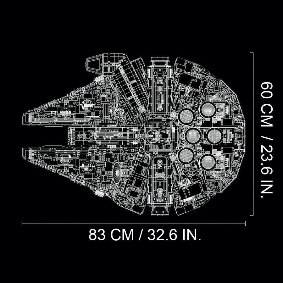 75192 LEGO® Star Wars Millennium Falcon hind ja info | Klotsid ja konstruktorid | hansapost.ee