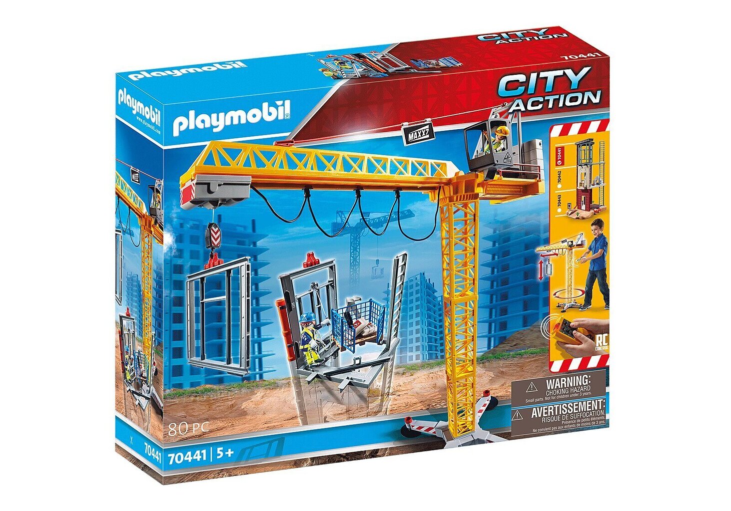 70441 PLAYMOBIL® City Action Puldiga juhitav ehituskraana hind ja info | Klotsid ja konstruktorid | hansapost.ee