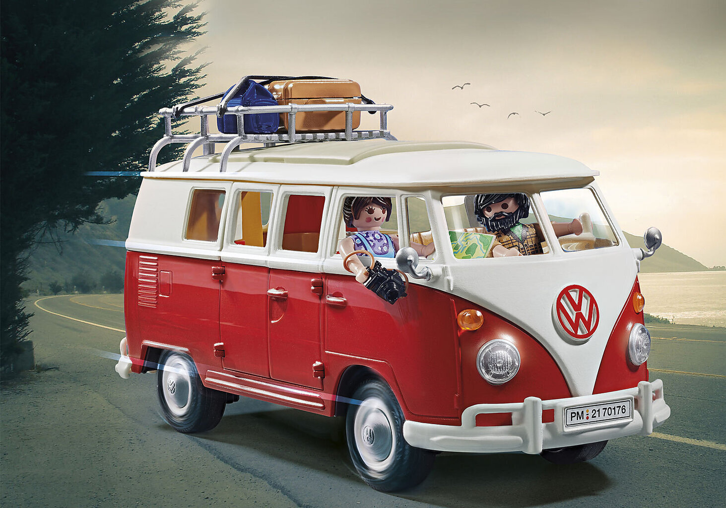 70176 PLAYMOBIL® VW Volkswagen T1 matkaauto hind ja info | Klotsid ja konstruktorid | hansapost.ee