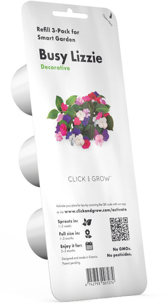 Click & Grow Smart Garden refill Lemmalts 3tk цена и информация | Nutipotid ja taimelambid | hansapost.ee