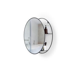 Настенное зеркало с полками Umbra Cirko, круглое, 51 см цена и информация | Зеркала | hansapost.ee