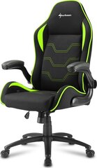 Игровое кресло Sharkoon Elbrus 1, черное/зеленое цена и информация | Офисные кресла | hansapost.ee