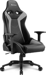 Игровое кресло Sharkoon Elbrus 3, черное/серое цена и информация | Офисные кресла | hansapost.ee