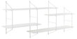 2 rippriiuli komplekt Belfast, 120 cm, valge hind ja info | Riiulid | hansapost.ee