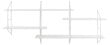 2 rippriiuli komplekt Belfast, 120 cm, valge hind ja info | Riiulid | hansapost.ee