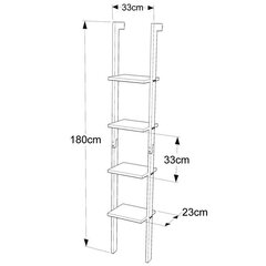 Riiul SoBuy FRG15-W, valge hind ja info | Riiulid | hansapost.ee