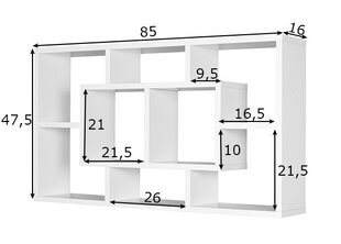 Полка Alex цена и информация | Полки | hansapost.ee