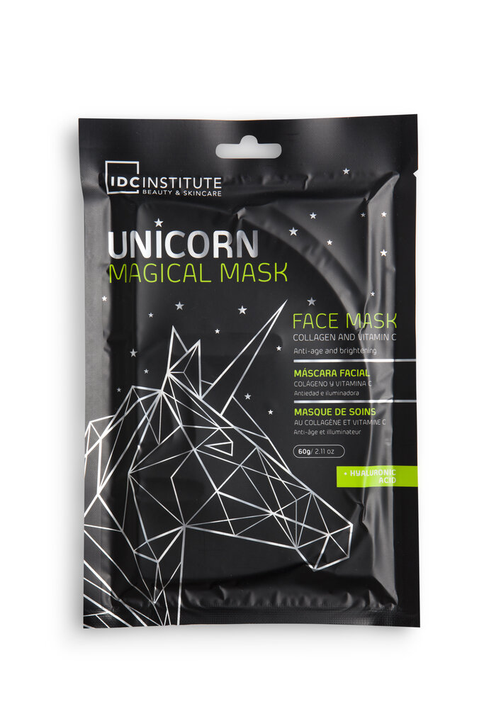 Värskendav näomask kollageeni ja C-vitamiiniga IDC Institute Unicorn Magical Face Mask цена и информация | Näomaskid ja silmamaskid | hansapost.ee