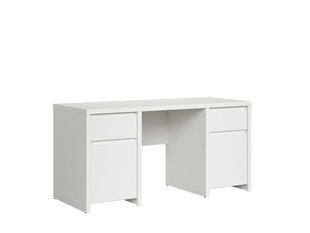 Письменный стол BRW Kaspian 2D2S/160, белый/белый матовый цена и информация | Компьютерные, письменные столы | hansapost.ee