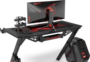 Стол игровой Ultradesk Action V2, черный цена и информация | Компьютерные, письменные столы | hansapost.ee