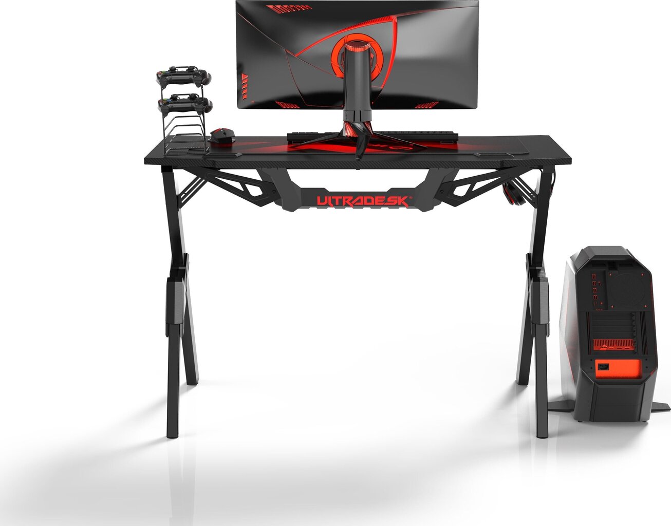 Mängurilaud Ultradesk Action V2, must цена и информация | Arvutilauad, kirjutuslauad | hansapost.ee