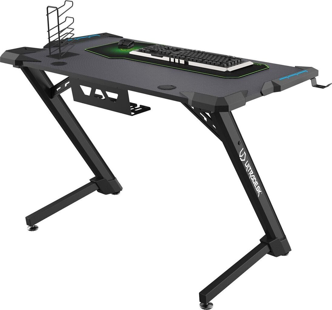 Mängulaud Ultradesk Space V2, must hind ja info | Arvutilauad, kirjutuslauad | hansapost.ee