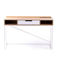Homede Odel письменный стол, светло-коричневый/белый цена и информация | Компьютерные, письменные столы | hansapost.ee