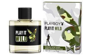 Raseerimisjärgne losjoon meestele Playboy Play It Wild for Him 100 ml цена и информация | Парфюмированная косметика для мужчин | hansapost.ee