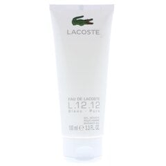 Dušigeel meestele Eau de Lacoste L.12.12 Blanc 100 ml hind ja info | Dušigeelid ja deodorandid meestele | hansapost.ee