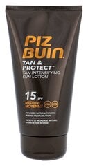 Päikesekaitselosjoon Piz Buin Tan And Protect Tan Intensifying SPF15 150 ml hind ja info | Päikesekaitse ja päevitusjärgsed kreemid | hansapost.ee