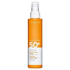 Pihustatav päikesekaitsekreem Clarins Sun Care Lotion Spray Body SPF 50+, 150 ml цена и информация | Кремы от загара | hansapost.ee