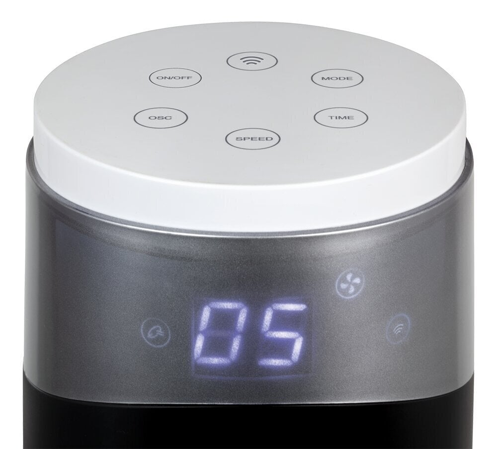 Ventilaator DELTACO SMART HOME 3 ventilaatori režiimiga, 6 kiirusseadet, must / SH-FT01 цена и информация | Ventilaatorid | hansapost.ee