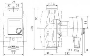 Циркуляционный насос Wilo Stratos Pico 25/1-4, 180 мм цена и информация | Принадлежности для отопительного оборудования | hansapost.ee