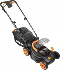 Беспроводная газонокосилка Worx 2x20V 4Ah Worx (WG743E) цена и информация | Worx Товары для сада | hansapost.ee