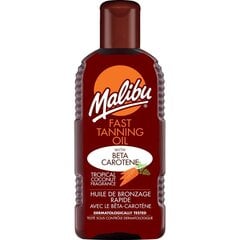 Päevitusõli Malibu Fast Tanning, 200 ml hind ja info | Päikesekaitse ja päevitusjärgsed kreemid | hansapost.ee