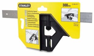 Комбинированный угольник STANLEY 2-46-017 цена и информация | Механические инструменты | hansapost.ee