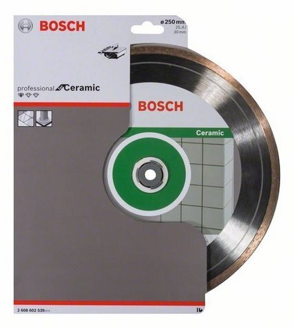 Teemantketas Bosch Standard for Ceramic 250x25,40mm цена и информация | Käsitööriistad | hansapost.ee