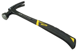 Stanley FMHT1-51278 20oz Fatmax Antivibe Steel Hammer-Rip Claw, черный / желтый, 570 г цена и информация | Механические инструменты | hansapost.ee