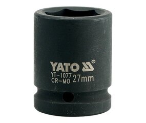 Ударная головка шестигранная Yato 3/4" 27 мм (YT-1077) цена и информация | Механические инструменты | hansapost.ee