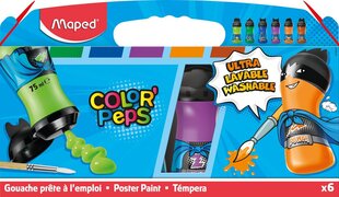 Guaššvärvid ColorPeps, 6 värvi hind ja info | Kunstitarbed, voolimise tarvikud | hansapost.ee