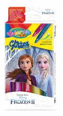 Mahapestavad sädelevad viltpliiatsid Colorino Disney Frozen II, 6 värvi hind ja info | Colorino Lastekaubad ja beebikaubad | hansapost.ee