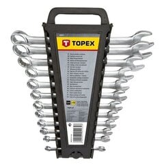 Набор ключей Topex, 6-22мм, 12шт. цена и информация | Механические инструменты | hansapost.ee