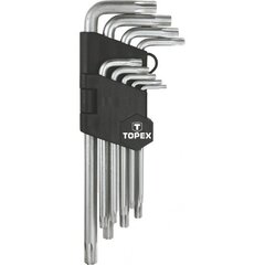 Torx võtmete komplekt T10-T50, 9tk pikad hind ja info | Käsitööriistad | hansapost.ee