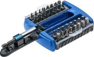 Bittide komplekt 1/4 ", SL, PH, PZ, Hex, Torx, 33 tk, Hoegert hind ja info | Käsitööriistad | hansapost.ee