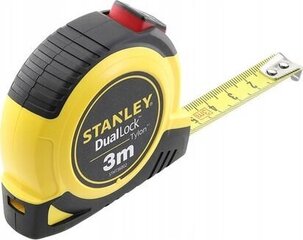  Рулетка Stanley 3м х 15мм klass II Dual Lock, автоматическая блокировка цена и информация | Механические инструменты | hansapost.ee
